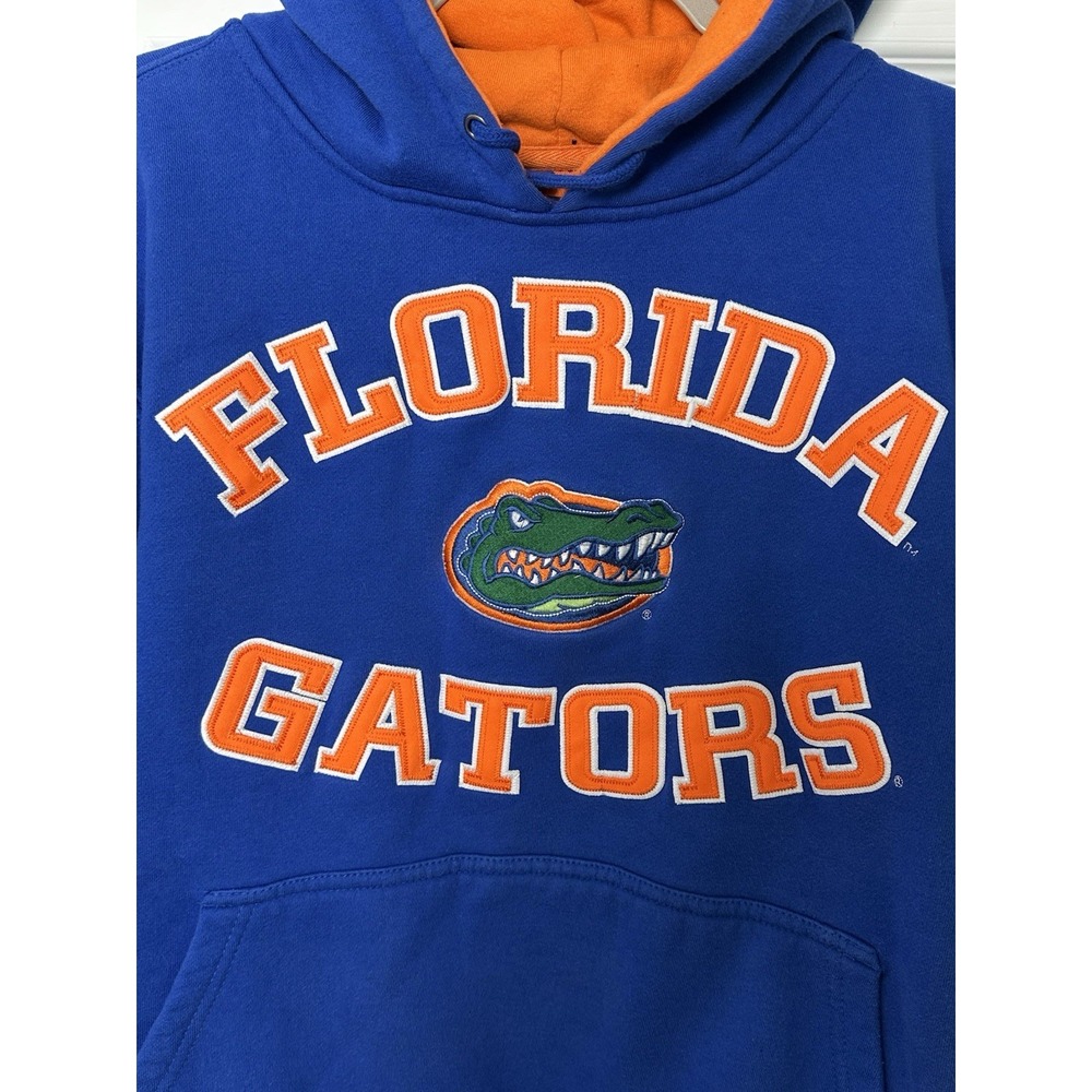 Team Edition Florida Gators Blue Fully Embroidered Pullover Hoodie Men's Small - Picture 3 of 14